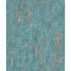 Erismann | Casual Chic | 10273-18 | Papier Peint Intissé | Uni | 0.53 X 10.05 M | Turquoise