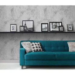 Erismann | Evolution | 10319-10 | Papier Peint Intissé | Uni | 0.53 X 10.05 M | Gris -Maison Décorer Magasin 10319 10 04