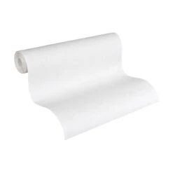 A.S. Creation Meistervlies | 141118 | Papier Peint Intissé Enduit | 0.53 M X 10.05 M | Blanc
