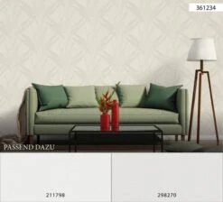 A.S. Creation Elegance 2 | 211798 | Papier Peint Intissé Uni | 0.53 M X 10.05 M | Blanc -Maison Décorer Magasin 211798Cross