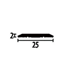 PROVISTON | Barre De Seuil | Largeur:25 Mm | H:0 - 99 Mm | Longueur:1000 Mm | Aluminium | Lisse