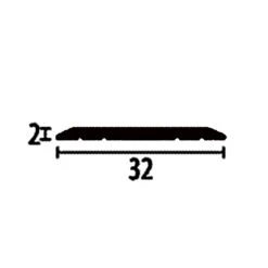 PROVISTON | Barre De Seuil | Largeur:32 Mm | H:0 - 99 Mm | Longueur:1000 Mm | Aluminium | Lisse