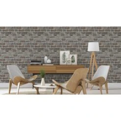 Rasch Kids & Teens III | 217339 | Papier Peint Papier Pierre & Béton | 0.53 M X 10.05 M | Gris -Maison Décorer Magasin 217339 room 4