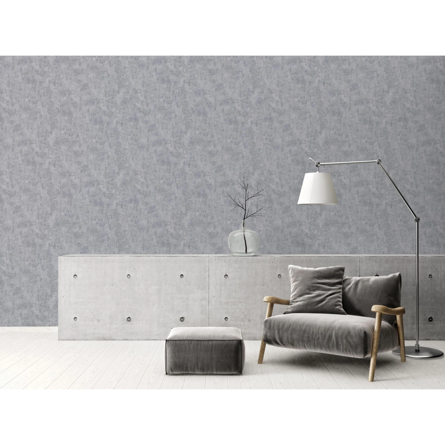 A.S. Creation Elements | 224019 | Papier Peint Intissé Effet Béton | 0.53 M X 10.05 M | Gris 7 A.S. Creation Elements | 224019 | Papier Peint Intissé Effet Béton | 0.53 M X 10.05 M | Gris – Image 7