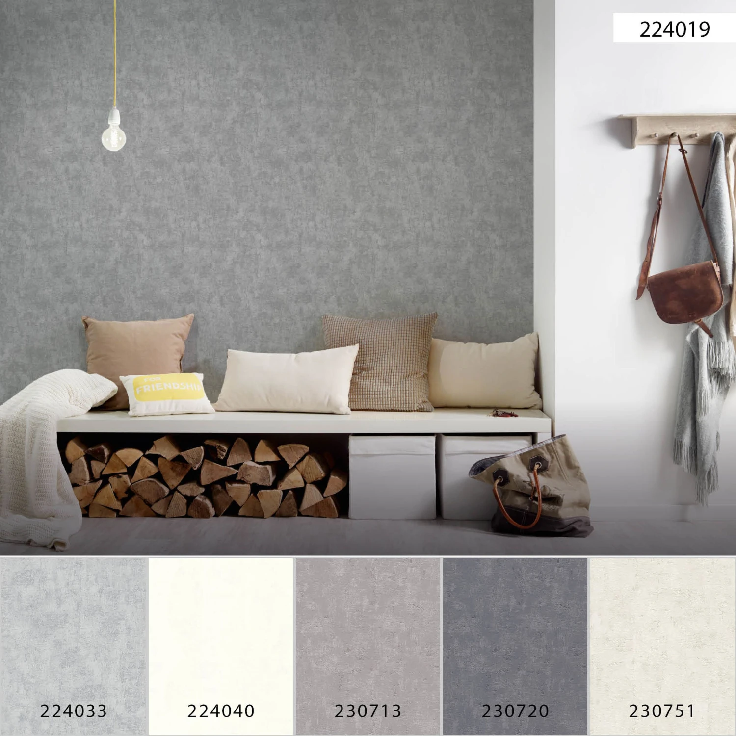 A.S. Creation Elements | 224019 | Papier Peint Intissé Effet Béton | 0.53 M X 10.05 M | Gris 9 A.S. Creation Elements | 224019 | Papier Peint Intissé Effet Béton | 0.53 M X 10.05 M | Gris – Image 9