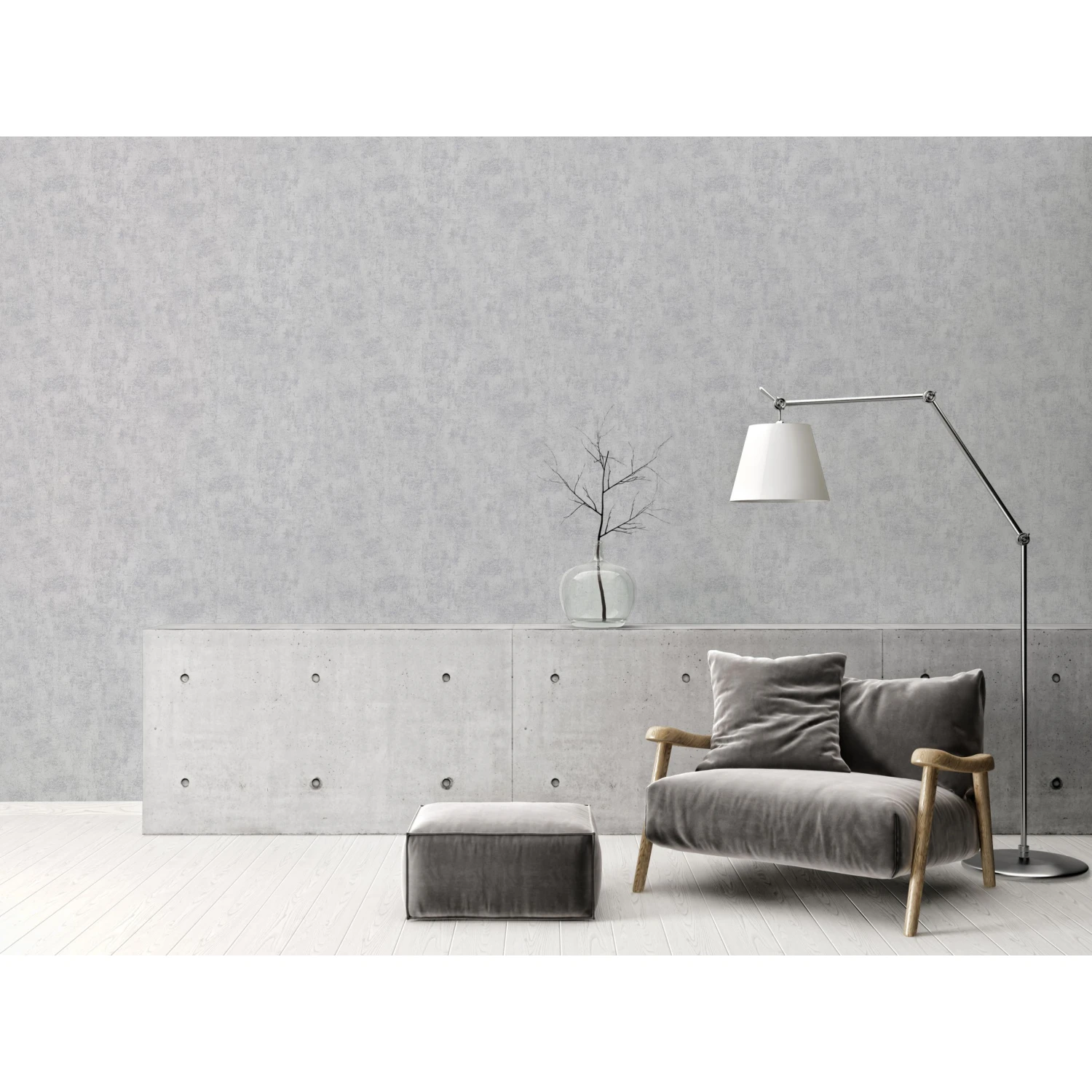 A.S. Creation Elements | 224033 | Papier Peint Intissé Effet Béton | 0.53 M X 10.05 M | Gris 7 A.S. Creation Elements | 224033 | Papier Peint Intissé Effet Béton | 0.53 M X 10.05 M | Gris – Image 7