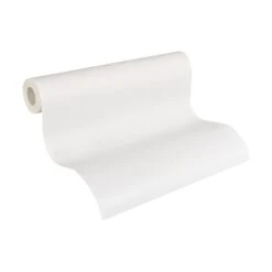 A.S. Creation Meistervlies | 246011 | Papier Peint à Motif Ondulé | 0.53 M X 10.05 M | Blanc