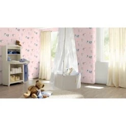 Rasch Kids & Teens III | 247404 | Papier Peint Papier Uni | 0.53 M X 10.05 M | Blanc -Maison Décorer Magasin 247404 room 3