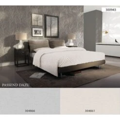 A.S. Creation New Life | 300943 | Papier Peint Intissé Floral | 0.53 M X 10.05 M | Argent -Maison Décorer Magasin 300943 8