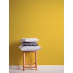 A.S. Creation Il Decoro | 309655 | Papier Peint Intissé Uni | 0.53 M X 10.05 M | Jaune -Maison Décorer Magasin 309655 3