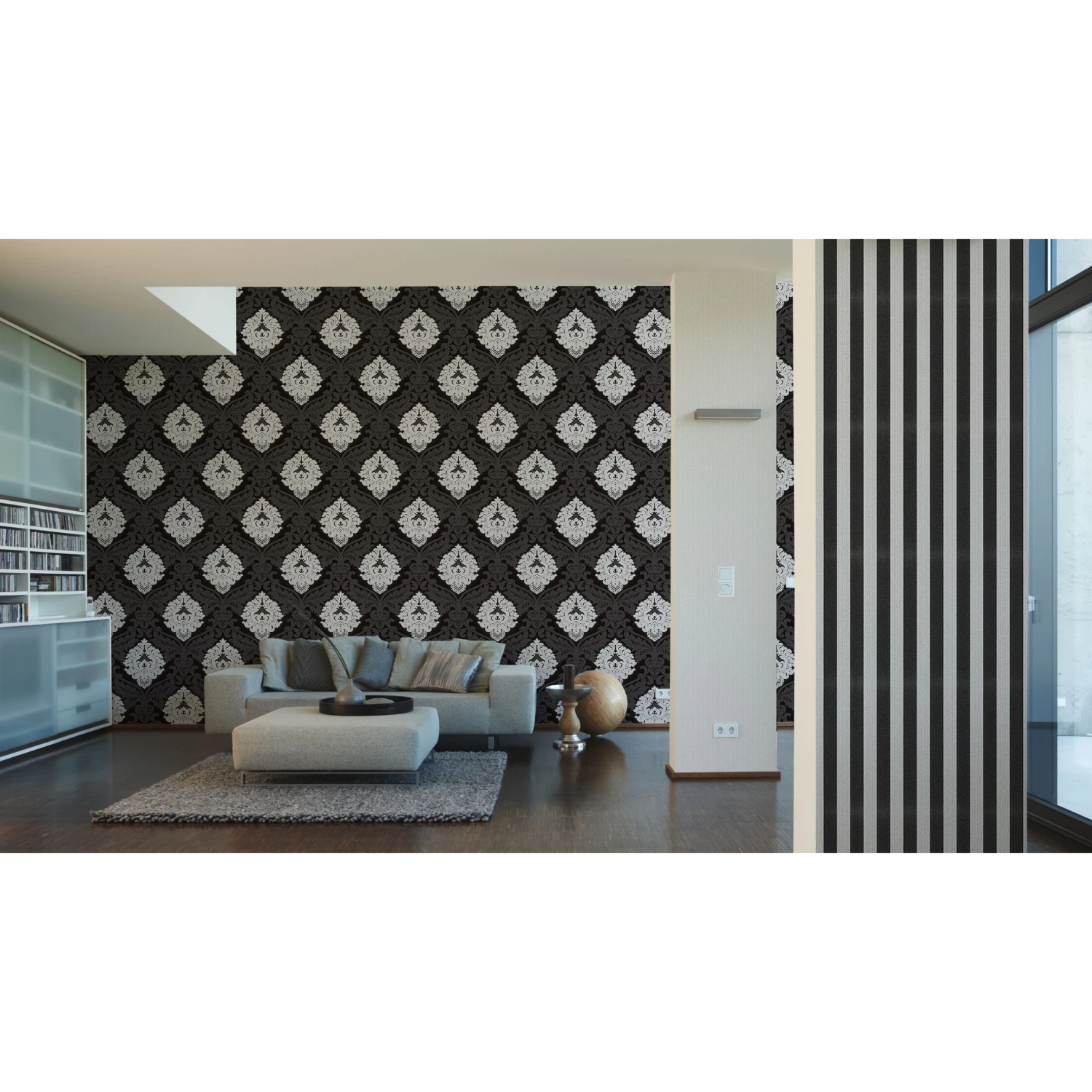 A.S. Creation Bling Bling | 313959 | Papier Peint Intissé Dessins & Motifs | 0.53 M X 10.05 M | Noir 1 A.S. Creation Bling Bling | 313959 | Papier Peint Intissé Dessins & Motifs | 0.53 M X 10.05 M | Noir