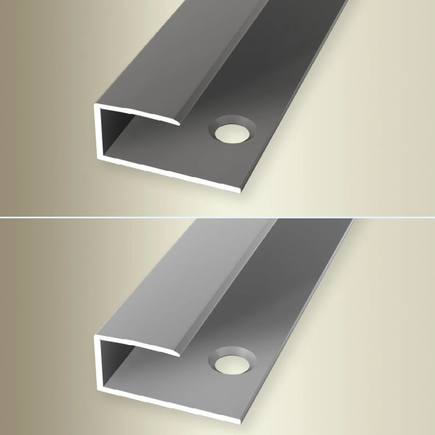 PROVISTON | Profil D'arrêt | Largeur:23 Mm | Longueur:2700 Mm | Alu Anodisé | Lisse | Percé 2 PROVISTON | Profil D'arrêt | Largeur:23 Mm | Longueur:2700 Mm | Alu Anodisé | Lisse | Percé – Image 2