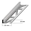 Équerre De Finition Carrelage | Hauteur 2 - 30 Mm | Largeur 23 Mm | Alu