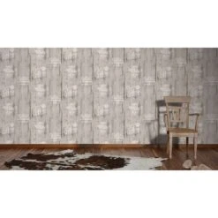 A.S. Creation Simply Decor | 334814 | Papier Peint Papier Imitation Bois | 0.53 M X 10.05 M | Gris 5 A.S. Creation Simply Decor | 334814 | Papier Peint Papier Imitation Bois | 0.53 M X 10.05 M | Gris -Maison Décorer Magasin 334814 3