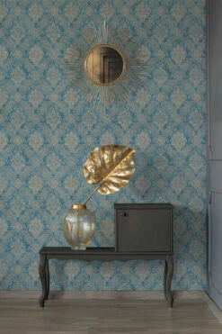 A.S. Creation Secret Garden | 336075 | Papier Peint Intissé Dessins & Motifs | Bleu -Maison Décorer Magasin 336075 4TYFBGitl7gxdA