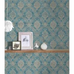 A.S. Creation Secret Garden | 336075 | Papier Peint Intissé Dessins & Motifs | Bleu -Maison Décorer Magasin 336075 6