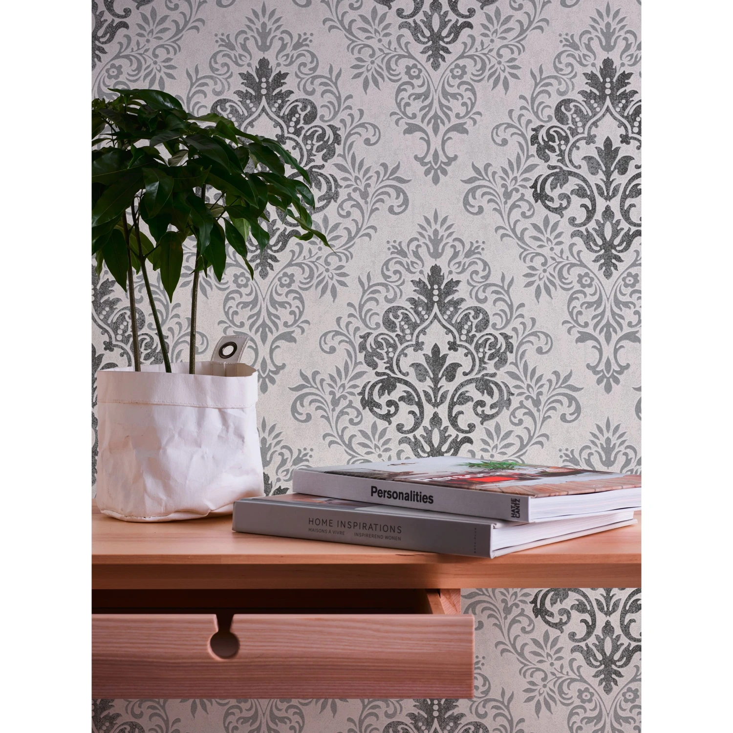 A.S. Creation Jette 4 | 339241 | Papier Peint Intissé Baroque | 0.53 M X 10.05 M | Gris 4 A.S. Creation Jette 4 | 339241 | Papier Peint Intissé Baroque | 0.53 M X 10.05 M | Gris – Image 4