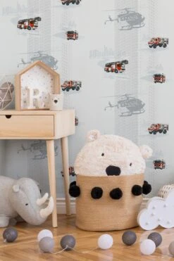 A.S. Creation Little Stars | 358131 | Papier Peint Chambre Enfant Intissé | 0.53 M X 10.05 M | Gris -Maison Décorer Magasin 358131 3
