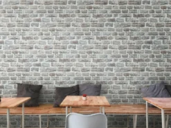 A.S. Creation Elements | 361403 | Papier Peint Intissé Pierre Brique | 0.53 M X 10.05 M | Gris -Maison Décorer Magasin 361403 2 scaled