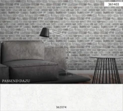 A.S. Creation Elements | 361403 | Papier Peint Intissé Pierre Brique | 0.53 M X 10.05 M | Gris -Maison Décorer Magasin 361403 8 scaled