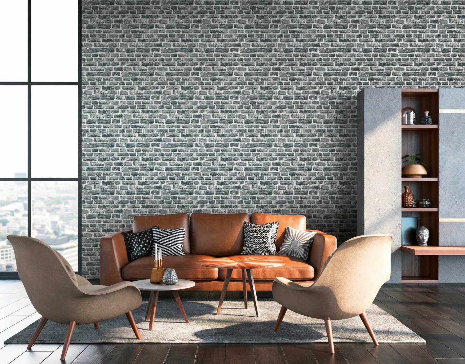 A.S. Creation Elements | 361404 | Papier Peint Intissé Pierre Brique | 0.53 M X 10.05 M | Gris 3 A.S. Creation Elements | 361404 | Papier Peint Intissé Pierre Brique | 0.53 M X 10.05 M | Gris – Image 3