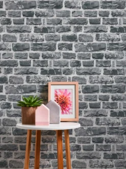 A.S. Creation Elements | 361404 | Papier Peint Intissé Pierre Brique | 0.53 M X 10.05 M | Gris -Maison Décorer Magasin 361404 7 scaled