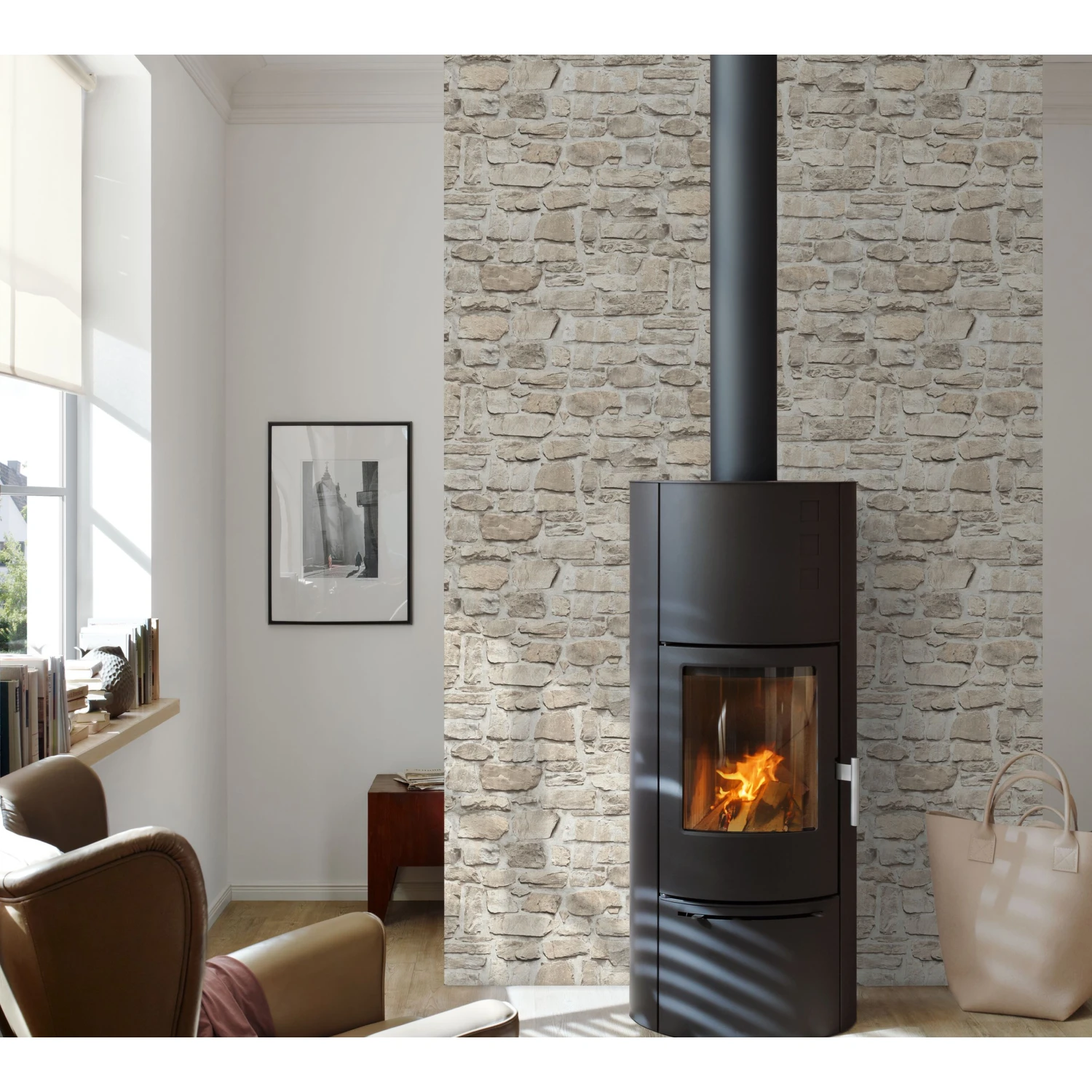 A.S. Creation Elements | 363702 | Papier Peint Intissé Pierre Brique | 0.53 M X 10.05 M | Gris 3 A.S. Creation Elements | 363702 | Papier Peint Intissé Pierre Brique | 0.53 M X 10.05 M | Gris – Image 3