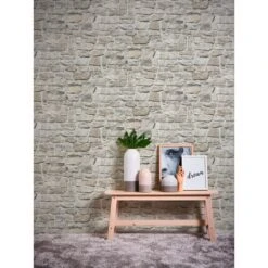 A.S. Creation Elements | 363702 | Papier Peint Intissé Pierre Brique | 0.53 M X 10.05 M | Gris 15 A.S. Creation Elements | 363702 | Papier Peint Intissé Pierre Brique | 0.53 M X 10.05 M | Gris -Maison Décorer Magasin 363702 6