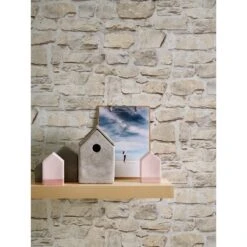 A.S. Creation Elements | 363703 | Papier Peint Intissé Pierre Brique | 0.53 M X 10.05 M | Beige -Maison Décorer Magasin 363703 4