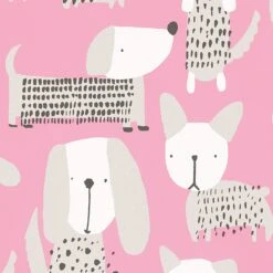 A.S. Creation Boys & Girls 6 | 367552 | Papier Peint Animaux Papier | 0.53 M X 10.05 M | Rose