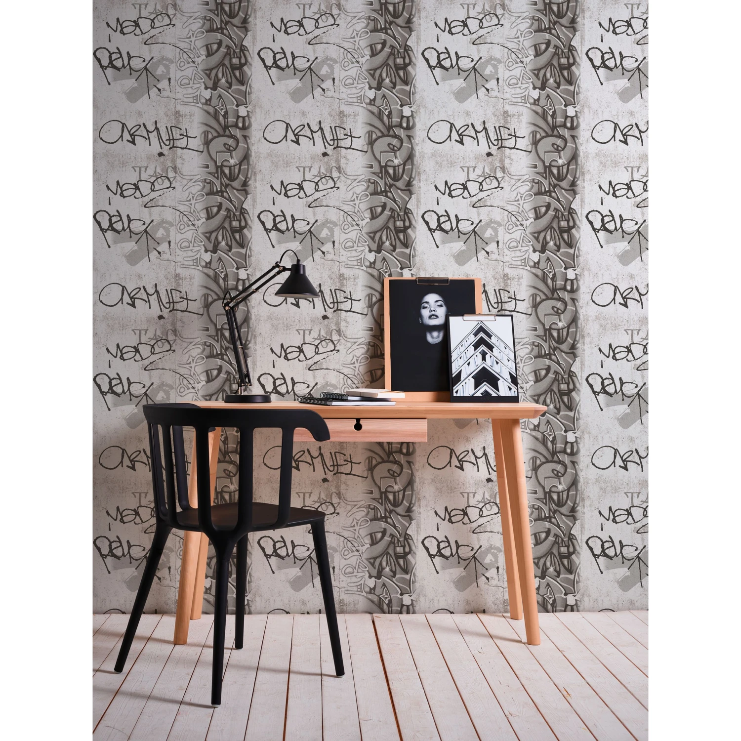 A.S. Creation Boys & Girls 6 | 369863 | Papier Peint Papier Dessins & Motifs | Gris 2 A.S. Creation Boys & Girls 6 | 369863 | Papier Peint Papier Dessins & Motifs | Gris – Image 2