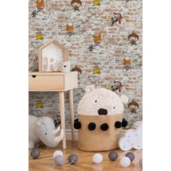 A.S. Creation Boys & Girls 6 | 369871 | Papier Peint Imitation Brique Pierre En Papier | Marron -Maison Décorer Magasin 369871 3