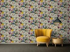 A.S. Creation Jette 5 | 373361 | Papier Peint Intissé Floral | 0.53 M X 10.05 M | Coloré -Maison Décorer Magasin 373361 3