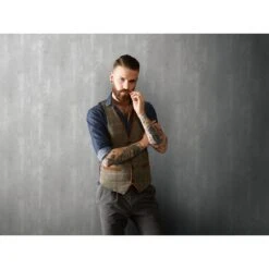 A.S. Creation Elements | 374122 | Papier Peint Intissé Uni | 0.53 M X 10.05 M | Gris -Maison Décorer Magasin 374122 5