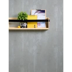 A.S. Creation Elements | 374122 | Papier Peint Intissé Uni | 0.53 M X 10.05 M | Gris -Maison Décorer Magasin 374122 6