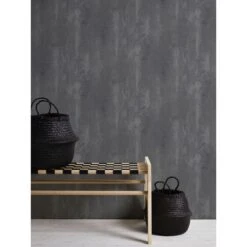 A.S. Creation Elements | 374123 | Papier Peint Intissé Uni | 0.53 M X 10.05 M | Gris -Maison Décorer Magasin 374123 3