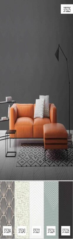 A.S. Creation Daniel Hechter 6 | 375225 | Papier Peint Intissé 3D | 0.53 M X 10.05 M | Gris -Maison Décorer Magasin 375225 6