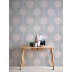 A.S. Creation New Elegance | 375523 | Papier Peint Intissé Baroque | 0.53 M X 10.05 M | Gris -Maison Décorer Magasin 375523 3