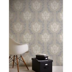 A.S. Creation New Elegance | 375524 | Papier Peint Intissé Baroque | 0.53 M X 10.05 M | Beige -Maison Décorer Magasin 375524 4
