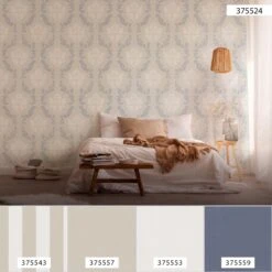 A.S. Creation New Elegance | 375524 | Papier Peint Intissé Baroque | 0.53 M X 10.05 M | Beige -Maison Décorer Magasin 375524 6
