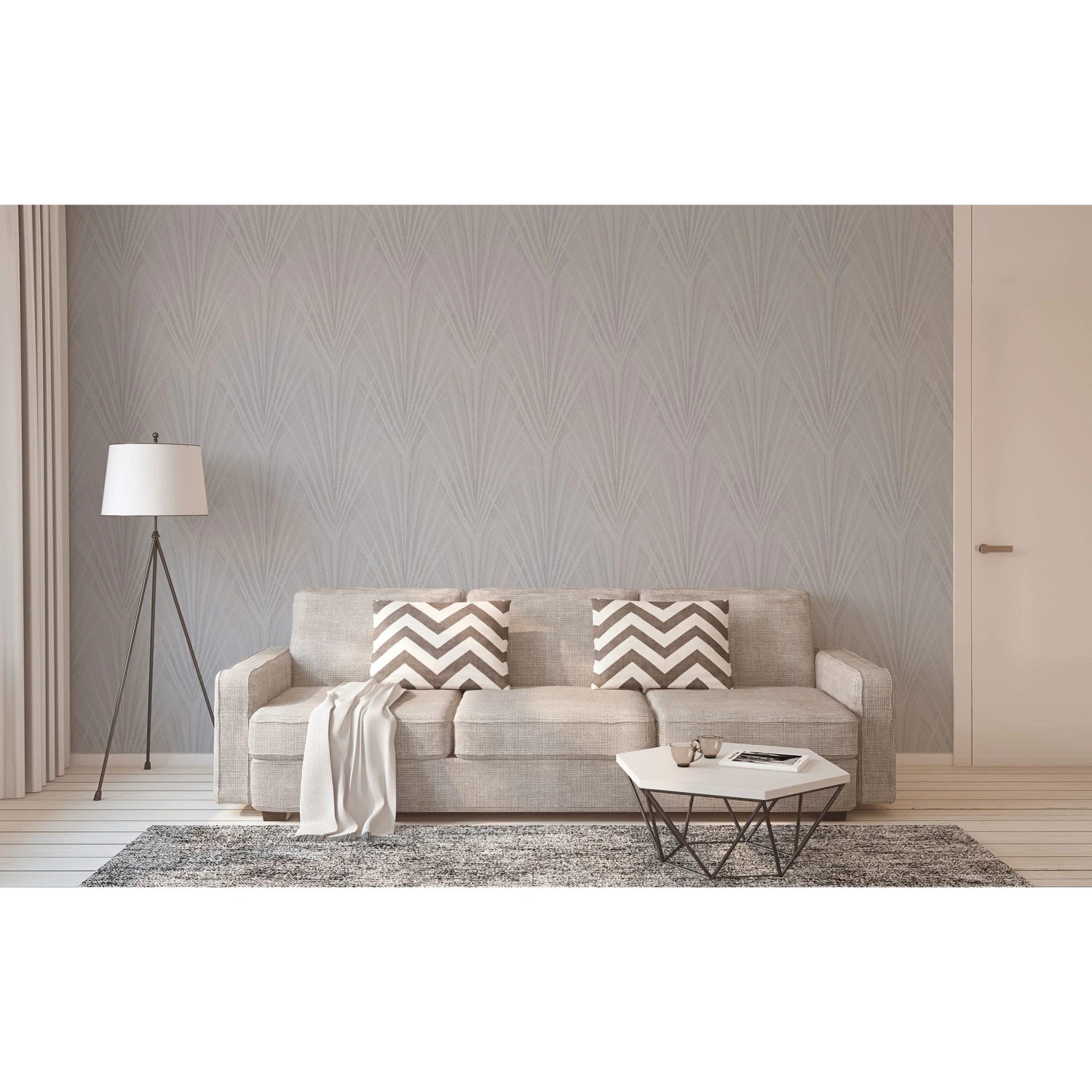 A.S. Creation New Elegance | 375534 | Papier Peint Intissé Nature | 0.53 M X 10.05 M | Gris 4 A.S. Creation New Elegance | 375534 | Papier Peint Intissé Nature | 0.53 M X 10.05 M | Gris – Image 4