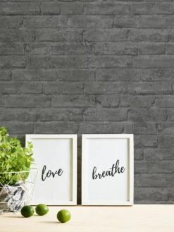 A.S. Creation Industrial | 377476 | Papier Peint Intissé Pierre Brique | 0.53 M X 10.05 M | Gris