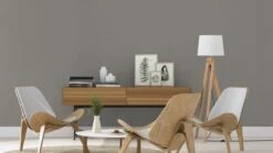 Rasch Florentine | 448627 | Papier Peint Intissé Uni | 0.53 M X 10.05 M | Gris