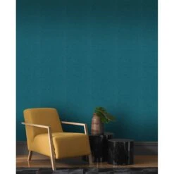 Rasch Young Artists | 490091 | Papier Peint Intissé Uni | 0.53 M X 10.05 M | Bleu -Maison Décorer Magasin 490091 room 4