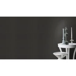 Rasch Club Botanique + Claas II | 531398 | Papier Peint Intissé Uni | 0.53 M X 10.05 M | Noir -Maison Décorer Magasin 531398 room 6