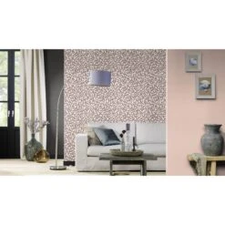 Rasch Club Botanique + Claas II | 531398 | Papier Peint Intissé Uni | 0.53 M X 10.05 M | Noir -Maison Décorer Magasin 531398 room 8