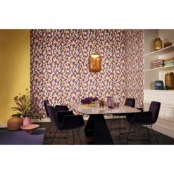 Rasch BARBARA Home Collection II | 537192 | Papier Peint Intissé Uni | 0.53 M X 10.05 M | Jaune