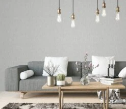 Erismann Summer Beat | 5424-10 | Papier Peint Intissé Uni | 0.53 M X 10.05 M | Gris -Maison Décorer Magasin 5424 10 2