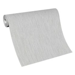 Erismann Summer Beat | 5424-10 | Papier Peint Intissé Uni | 0.53 M X 10.05 M | Gris -Maison Décorer Magasin 5424 10 roll summerbeat