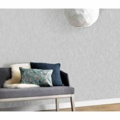 Erismann Summer Beat | 5424-10 | Papier Peint Intissé Uni | 0.53 M X 10.05 M | Gris -Maison Décorer Magasin 5424 10 room summerbeat